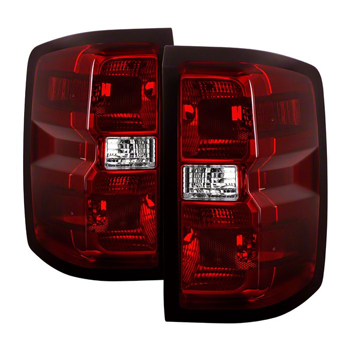 Red Lens Tail Light Assembly For Chevy Silverado & GMC Sierra 1500/2500/3500 (1999-2007) – OE Replacement, DOT