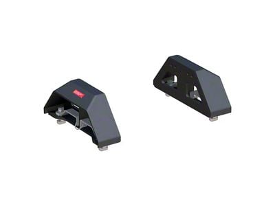 OEM Puck System 5th Wheel Legs; 25,000 lb. GTW (20-25 Silverado 2500 HD w/ 8-Foot Long Box & 5th Wheel Prep Package)