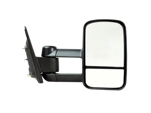 OEM Style Extendable Manual Towing Mirror; Passenger Side (14-19 Silverado 2500 HD)