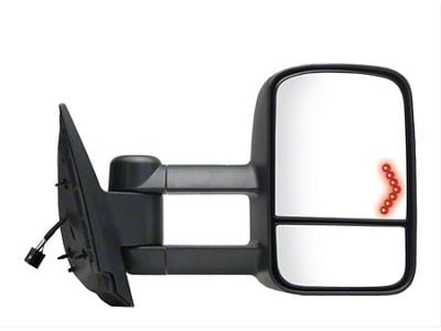 OEM Style Extendable Powered Towing Mirror; Passenger Side (07-14 Silverado 2500 HD)