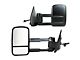 OEM Style Extendable Powered Towing Mirrors; Driver and Passenger Side (15-17 Silverado 2500 HD)