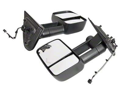 OEM Style Extendable Towing Mirrors with Turn Signals (15-19 6.0L Silverado 2500 HD)