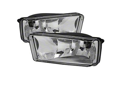 OEM Style Fog Lights without Switch; Clear (07-14 Silverado 2500 HD)