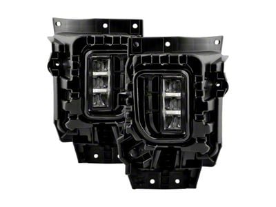 OEM Style LED Fog Lights with Switch; Clear (24-25 Silverado 2500 HD)