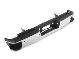 OEM Style Rear Bumper; Pre-Drilled for Backup Sensors; Chrome (15-19 Silverado 2500 HD)