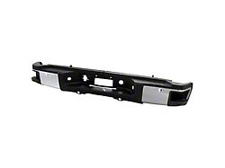 OEM Style Rear Bumper; Pre-Drilled for Backup Sensors; Chrome (11-13 Silverado 2500 HD)