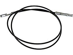 Parking Brake Cable; Intermediate (08-11 Silverado 2500 HD Extended Cab w/ 6.50-Foot Standard Box)