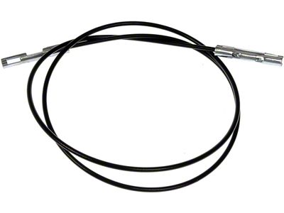 Parking Brake Cable; Intermediate (08-11 Silverado 2500 HD Extended Cab w/ 6.50-Foot Standard Box)