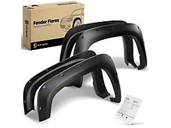 Pocket Rivet Style Fender Flares; Black (20-25 Silverado 2500 HD)