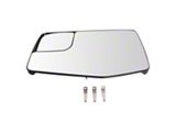 Power Heated Mirror Glass; Driver Side (20-26 Chevrolet Silverado 2500 HD)
