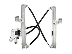 Power Window Regulator with Motor; Rear Driver Side (01-06 Silverado 2500 HD)