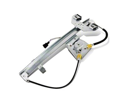 Power Window Regulator with Motor; Rear Driver Side (07-14 Silverado 2500 HD Extended Cab)