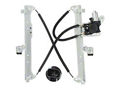 Power Window Regulator with Motor; Rear Passenger Side (01-06 Silverado 2500 HD)