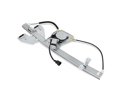 Power Window Regulator with Motor; Rear Passenger Side (07-14 Silverado 2500 HD Extended Cab)