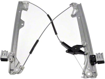 Power Window Regulator Only; Rear Driver Side (07-14 Silverado 2500 HD Crew Cab)
