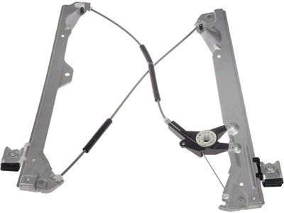 Power Window Regulator Only; Rear Passenger Side (07-14 Silverado 2500 HD Crew Cab)