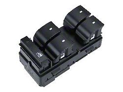 Power Window Switch; Front Driver Side (07-14 Silverado 2500 HD Extended Cab, Crew Cab)