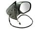Powered Heated Memory Side Mirror; Textured Black; Passenger Side (07-08 Silverado 2500 HD)