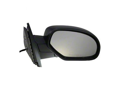 Powered Heated Mirror; Paint to Match Black; Passenger Side (07-14 Silverado 2500 HD)