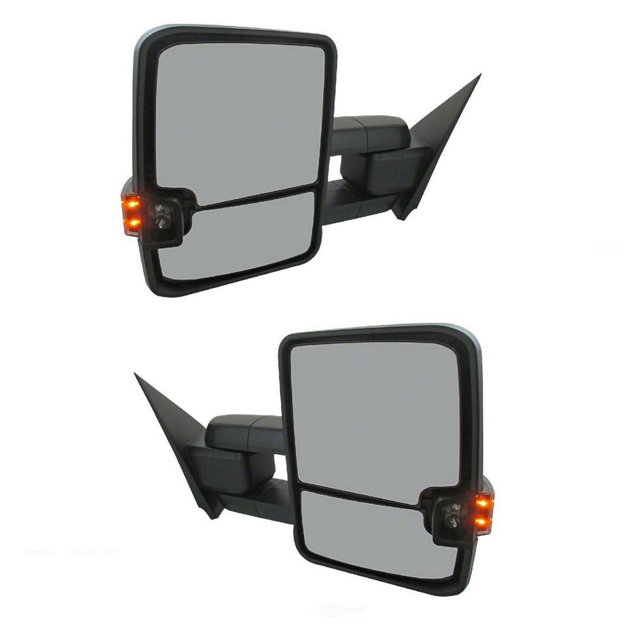 Silverado 2500 Powered Heated Power Folding Towing Mirrors with Black