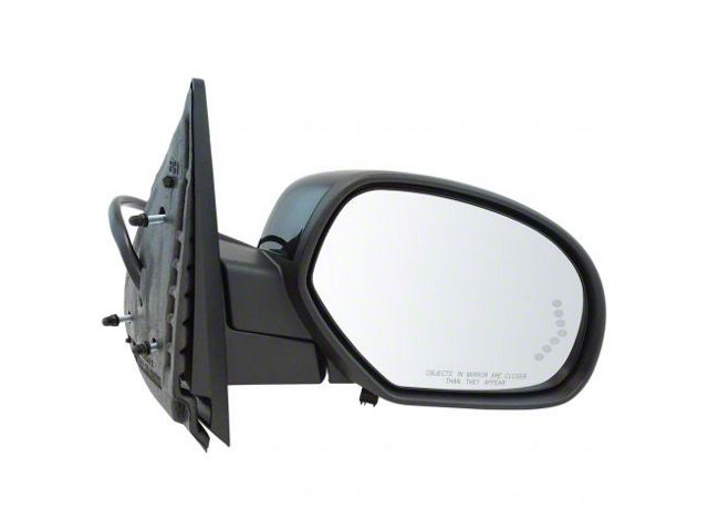 Powered Heated Side Mirror; Passenger Side (07-14 Silverado 2500 HD)