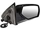 Powered Heated Towing Mirror; Passenger Side; Black (15-19 Silverado 2500 HD)