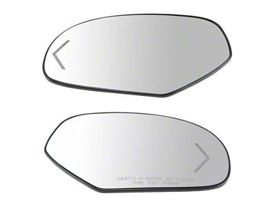 Powered Heated Turn Signal Mirror Glass; Driver and Passenger Side (07-14 Silverado 2500 HD)