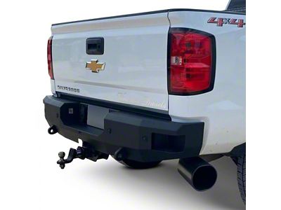 Premier Series Rear Bumper; Black Textured (11-19 Silverado 2500 HD)