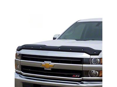 Premium Bolt-On Look Hood Deflector; Smooth (15-16 Silverado 2500 HD; 17-19 6.0L Silverado 2500 HD)