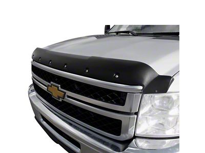 Premium Bolt-On Look Hood Deflector; Textured (07-14 Silverado 2500 HD)