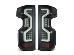 PRO-Series LED Tail Lights; Jet Black Housing; Smoked Lens (20-23 Silverado 2500 HD w/ Factory LED Tail Lights)