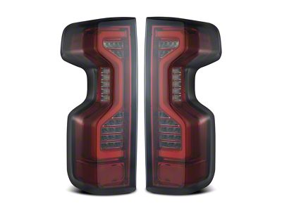 PRO-Series LED Tail Lights; Red Housing; Smoked Lens (20-23 Silverado 2500 HD w/ Factory Halogen Tail Lights)