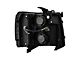 PRO-Series Projector Headlights; Jet Black Housing; Clear Lens (07-14 Silverado 2500 HD)