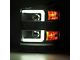 PRO-Series Projector Headlights; Jet Black Housing; Clear Lens (15-19 Silverado 2500 HD)