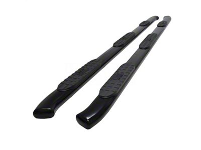 Westin Pro Traxx 5-Inch Wheel-to-Wheel Oval Side Step Bars; Black (20-25 Silverado 2500 HD Crew Cab w/ 8-Foot Long Box)