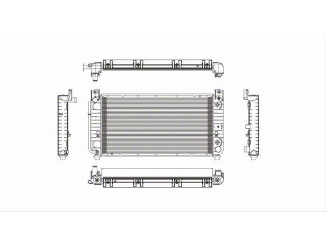 Replacement Radiator Assembly (07-11 6.0L Silverado 2500 HD)