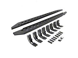 Go Rhino RB20 Slim Running Boards; Textured Black (20-26 Silverado 2500 HD Double Cab)