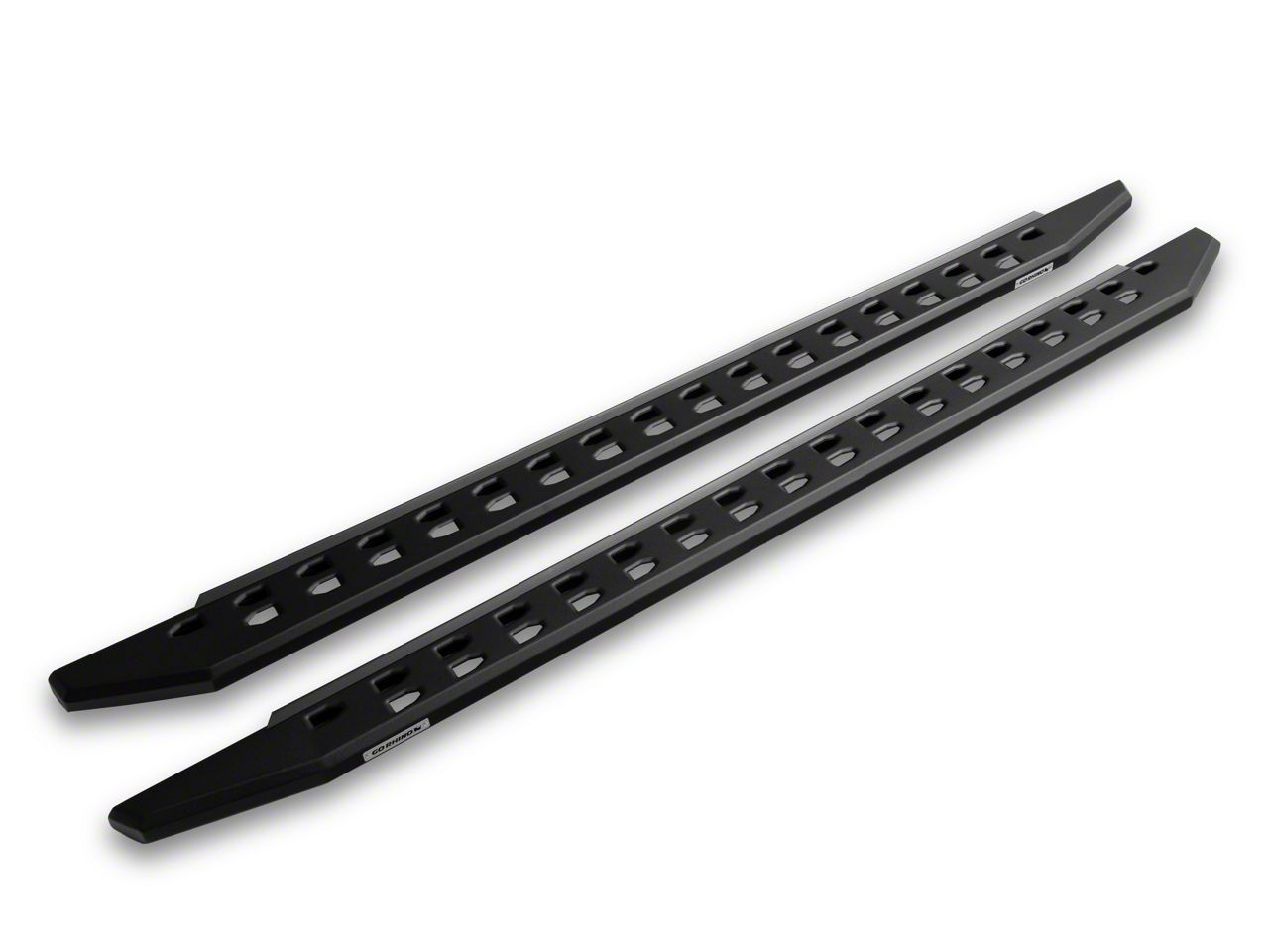 Black SS Step Nerf Bars Running Boards For 2019-2024 Silverado/Sierra 1500-3500 Crew Cab 5.5'