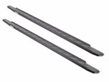 Go Rhino RB30 Running Boards; Textured Black (20-26 Silverado 2500 HD Crew Cab)