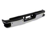 Rear Bumper; Pre-Drilled for Backup Sensors; Chrome (15-19 Silverado 2500 HD w/o Hitch Draw Bar)