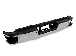 Rear Bumper; Pre-Drilled for Backup Sensors; Chrome (15-19 Silverado 2500 HD w/o Hitch Draw Bar)