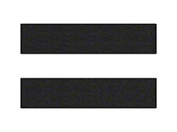 Rear Door Sill Protection; Textured Black (15-25 Silverado 2500 HD Crew Cab)