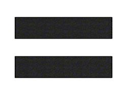 Rear Door Sill Protection; Textured Black (15-24 Silverado 2500 HD Crew Cab)