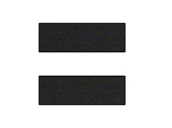 Rear Door Sill Protection; Textured Black (15-25 Silverado 2500 HD Double Cab)