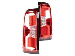 Renegade Series V2 Sequential LED Tail Lights; Chrome Housing; Red Lens (15-19 Silverado 2500 HD w/o Factory LED Tail Lights)