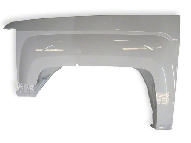Replacement Fender; Driver Side; Olympic White (15-19 Silverado 2500 HD)