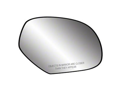 Replacement Manual Foldaway Towing Mirror Glass; Passenger Side (07-14 Silverado 2500 HD)
