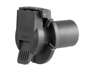 Replacement OE 7-Way RV Blade Socket; Twist-In (07-24 Silverado 2500 HD)