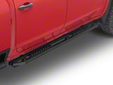 Rocker Armor Side Step Bars; Matte Black (20-26 Silverado 2500 HD Crew Cab)