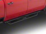 Rocker Slider Drop Running Boards; Fine Textured Black (20-26 Silverado 2500 HD Crew Cab)